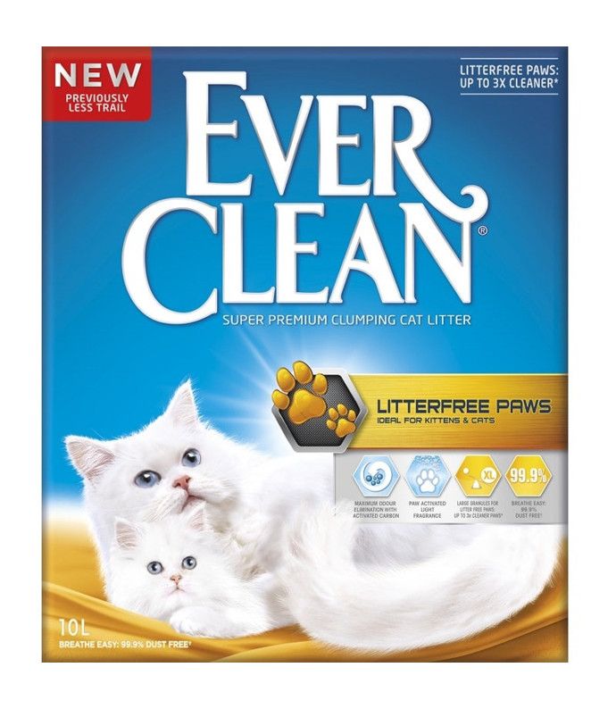 Ever Clean Litterfree Paws Patilere Yapışmayan Kedi Kumu 10Lt