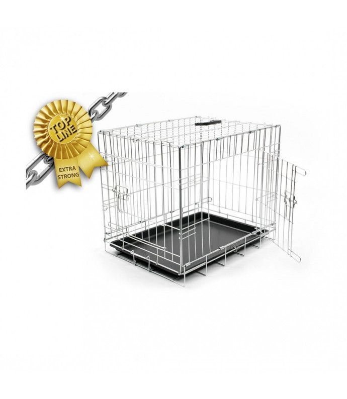 Duvo+ Topline Dog Crate Chrome Köpek Kafesi 62 cm