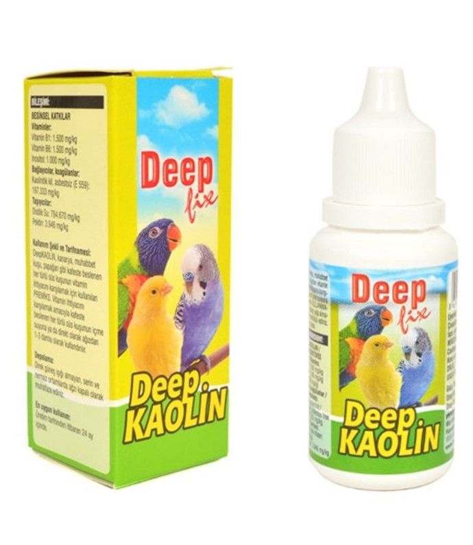 Deep Kaolin Kuşlar İçin Vitamin 15 Ml