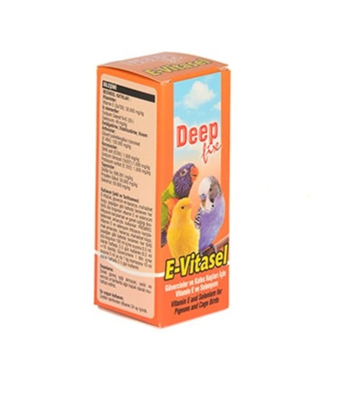 Deep E-Vitasel 30 Ml Kuş E Vitamini-Selenyum