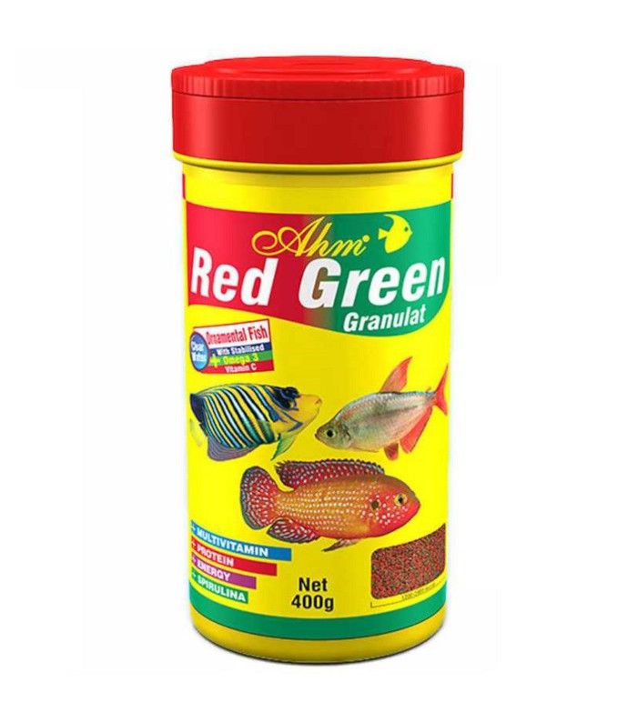 Ahm Red Green Granulat Balık Yemi 250 Ml