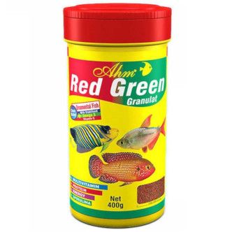 Ahm Red Green Granulat Balık Yemi 250 Ml