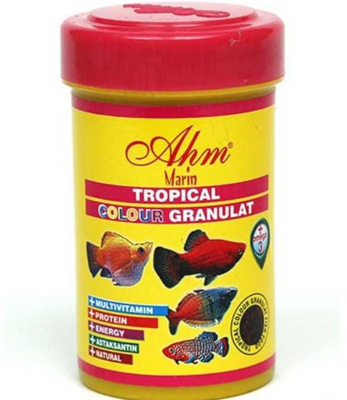 Ahm Marin Tropical Colour Granulat Balık Yemi 100 Ml